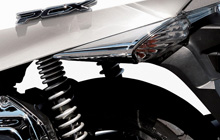 PCX125/150 ドレスアップ 125/150cc 10-11 リアウィンカーカバー