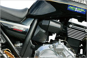 ZRX1200 DAEG ドレスアップ ノジマ インジェクターカバー カーボン
