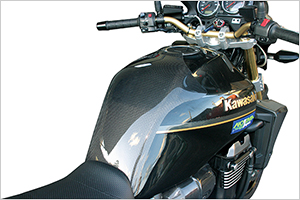 ZRX1200 DAEG ドレスアップ ノジマ タンクプロテクター カーボン