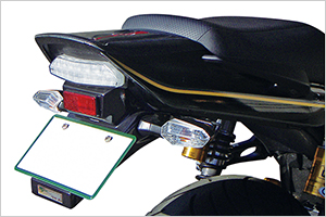 ZRX1200 DAEG ドレスアップ ノジマ フェンダーレスキット 黒ゲルコート