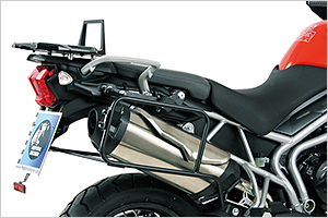 TIGER EXPLORER/800/XC ツーリングアイテム ヘプコ&ベッカー サイドキャリア/トップキャリア